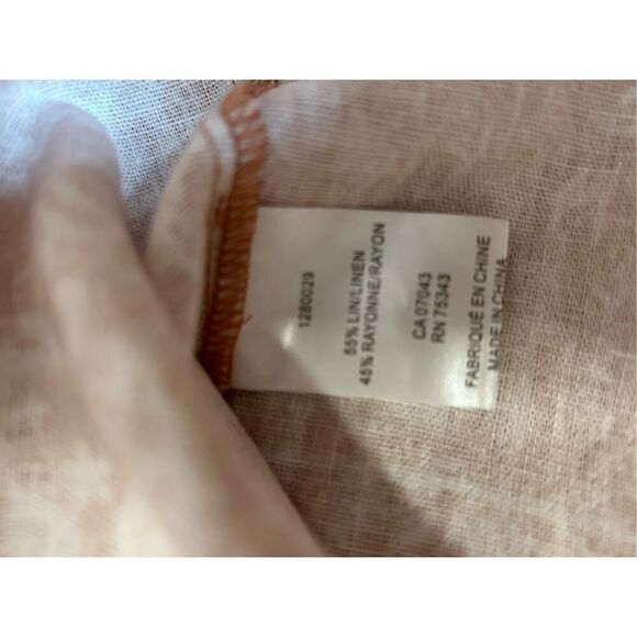 🆕 Rachel Roy linen blend top size S‎ BIN R - Picture 4 of 8